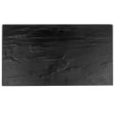 American Metalcraft FSLT08 14 3/4" x 8 1/4" Rectangular Endurance Platter - Melamine, Faux Slate thumbnail 2
