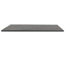 American Metalcraft FSLT08 14 3/4" x 8 1/4" Rectangular Endurance Platter - Melamine, Faux Slate thumbnail 3