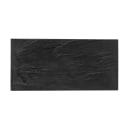 American Metalcraft FSLT18 18" x 8 1/2" Rectangular Endurance Platter -  Melamine, Faux Slate thumbnail 2