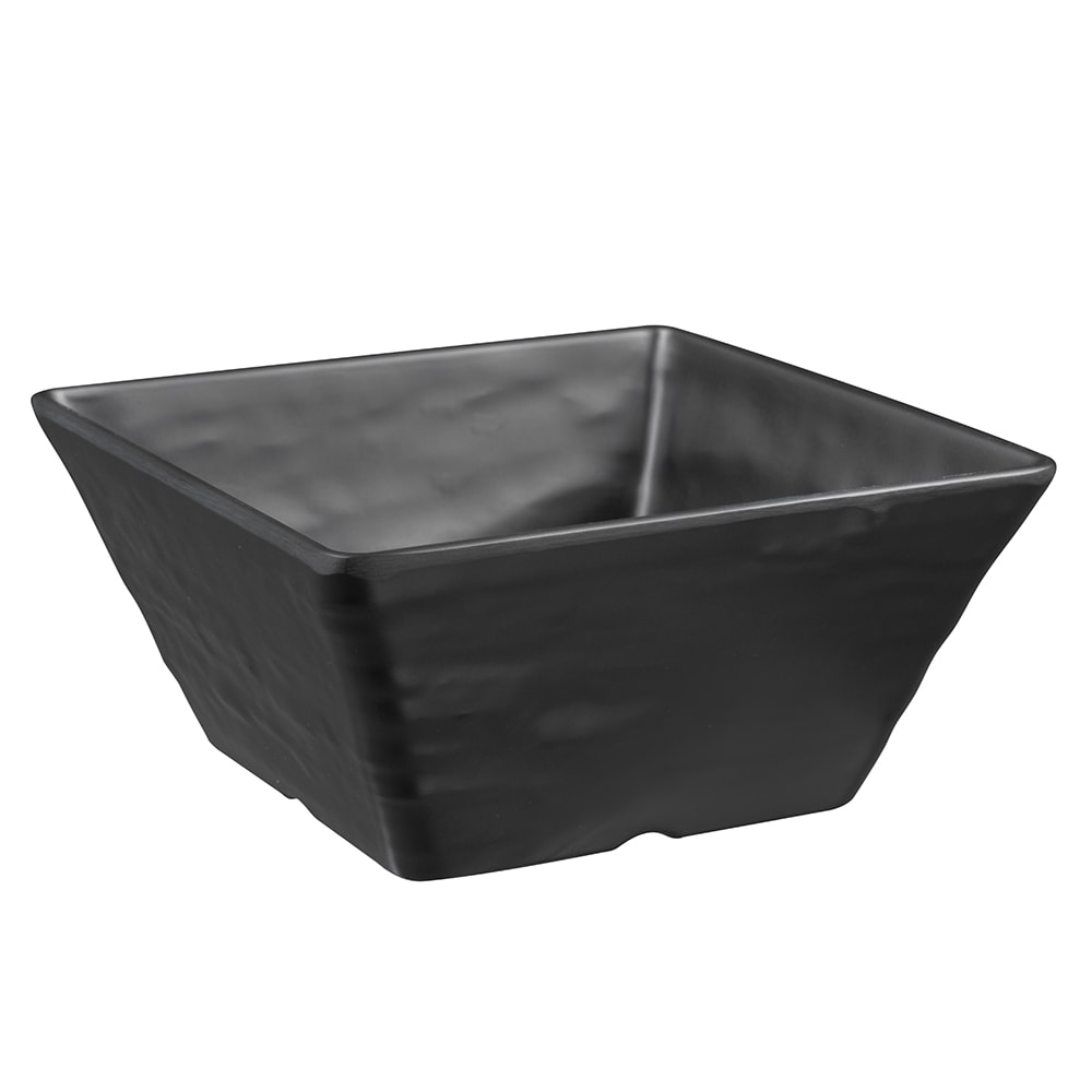American Metalcraft FSMEL73 58 oz Square Melamine Serving Bowl, Black