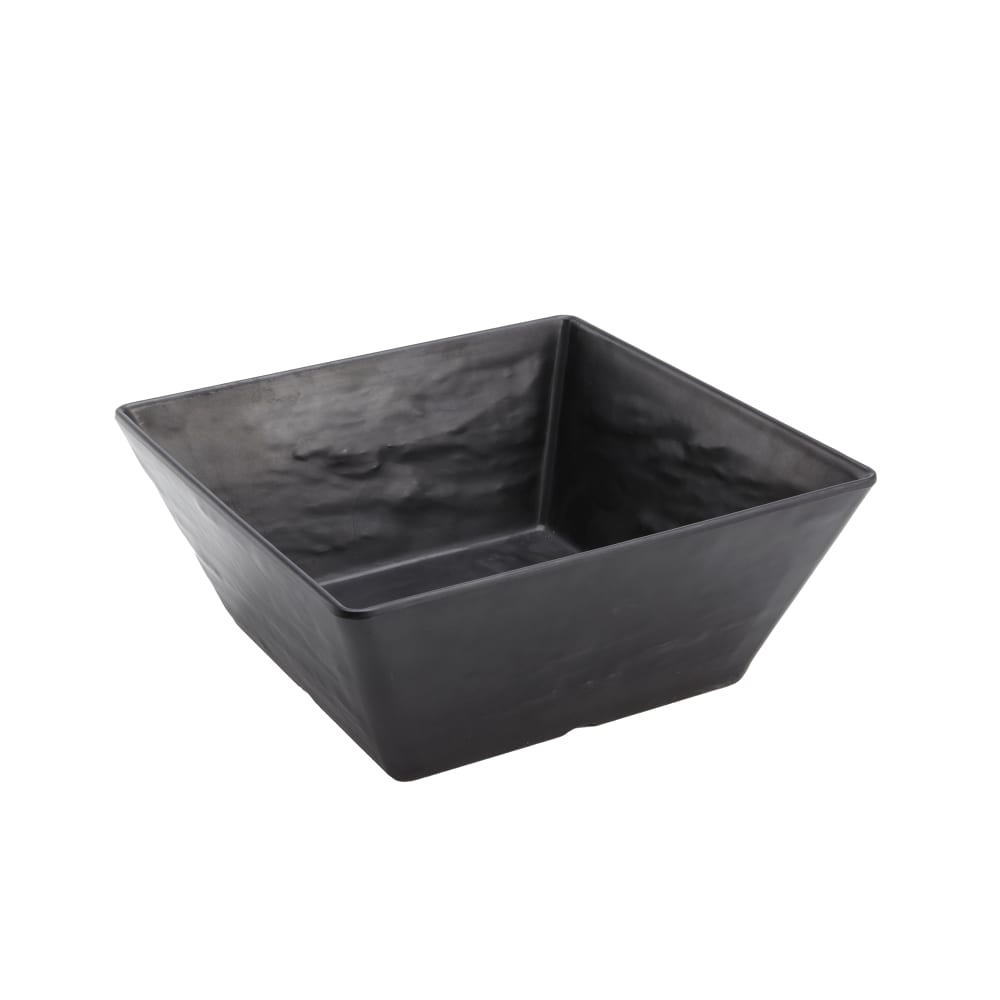 American Metalcraft FSMEL94 125 oz Square Melamine Serving Bowl, Black