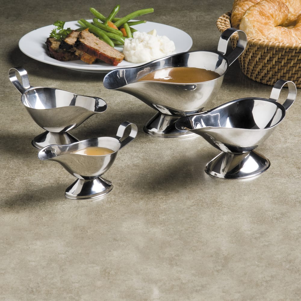 American Metalcraft GB1000 Gravy Boat w/ 10 oz Capacity, Stainless