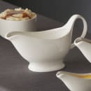 American Metalcraft GB16 16 oz Gravy Boat - White Porcelain thumbnail 2