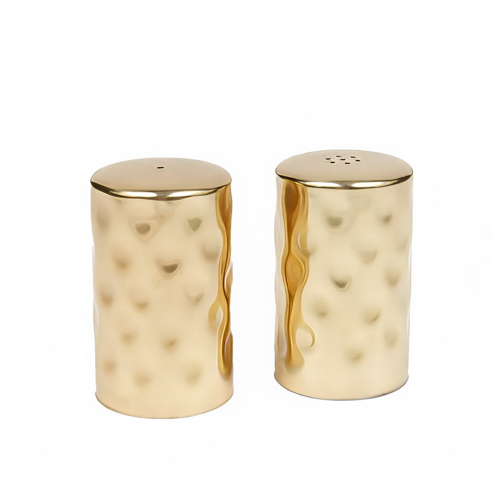 American Metalcraft GHSP2 2 oz Salt & Pepper Shaker Set - Stainless Steel, 2 3/4"H