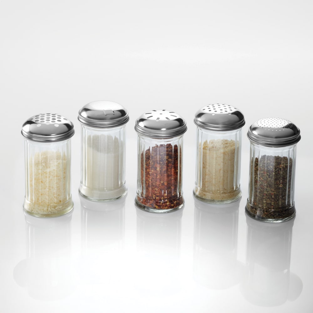American Metalcraft GLA317 Spice Shaker w/ 12 oz Capacity, Glass/Stainless