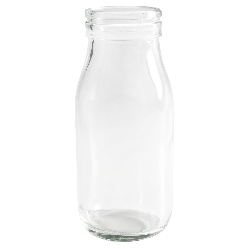 American Metalcraft GMB16 16 oz Glass Milk Bottle - Clear