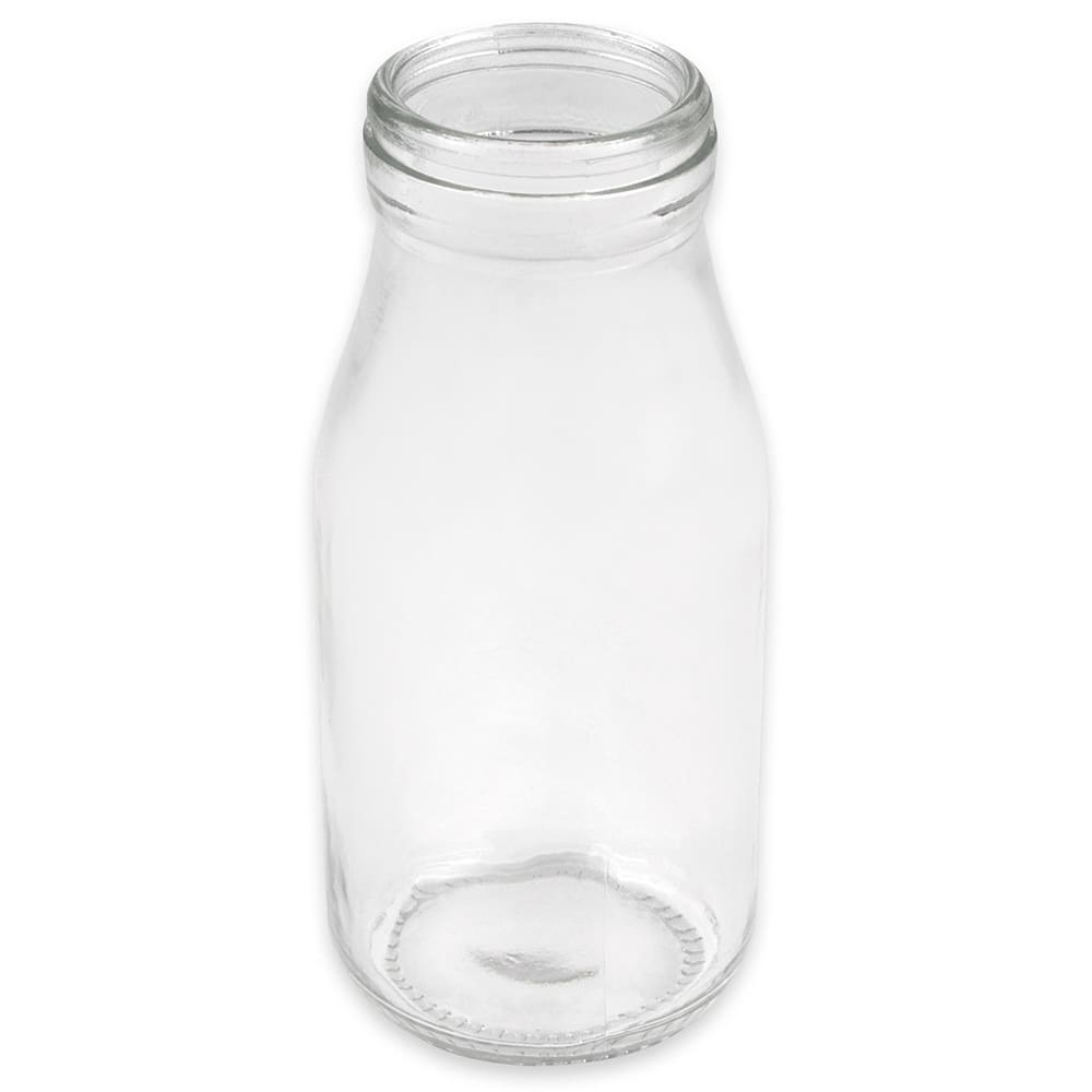 American Metalcraft GMB8 8 oz Glass Milk Bottle - Clear