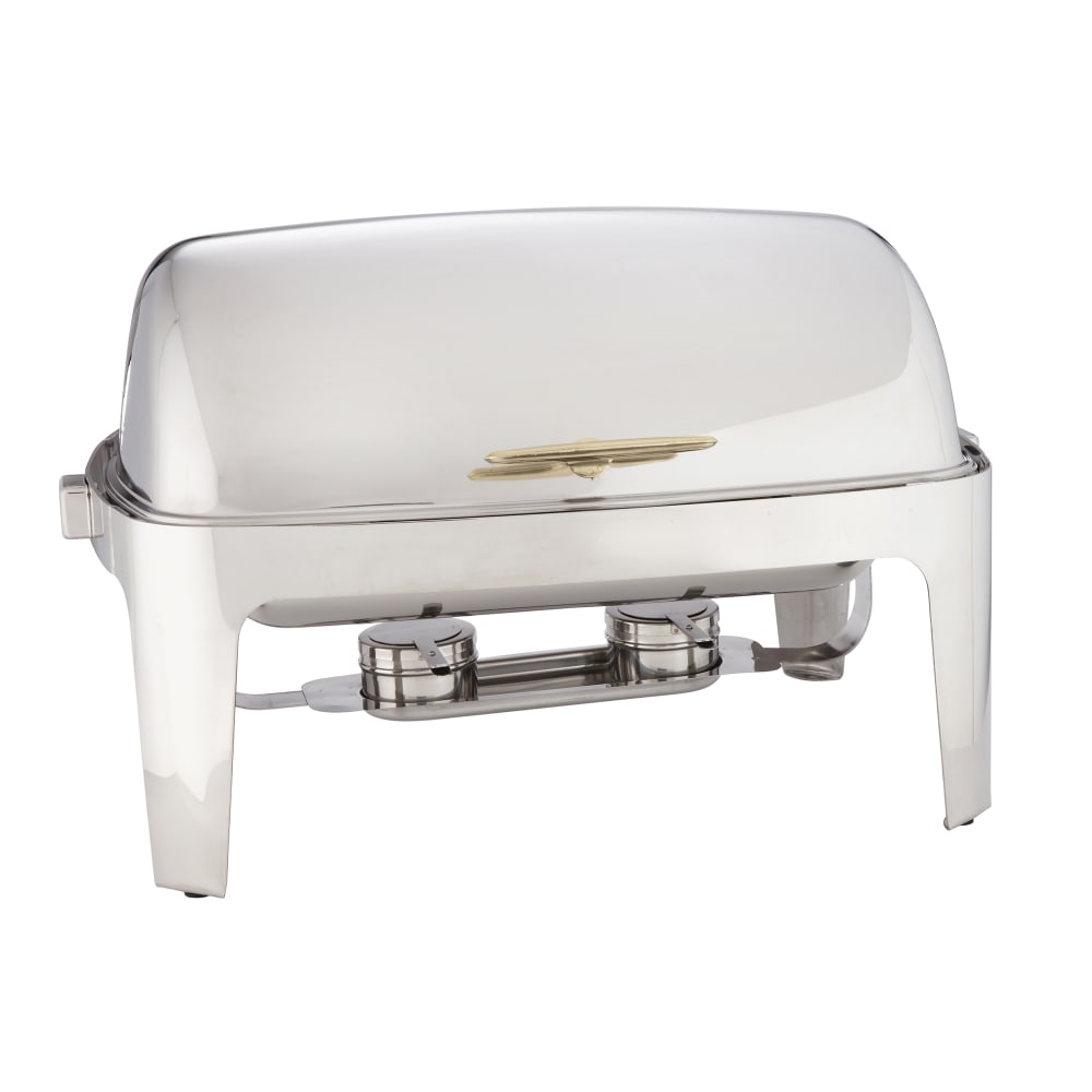 American Metalcraft GOLDAGRT26 Full Size Chafer w/ Roll-top Lid & Chafing Fuel Heat
