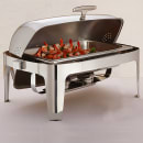 American Metalcraft GOLDAGRT26 Full Size Chafer w/ Roll-top Lid & Chafing Fuel Heat thumbnail 2
