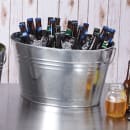 American Metalcraft GPTUB20 25 qt Oval Cooling Tub - 20"L x 15"W x 11"H, Tin thumbnail 2