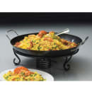 American Metalcraft GS1775 21 3/4" Display Paella Pan, Non Stick Finish, Wrought Iron thumbnail 2