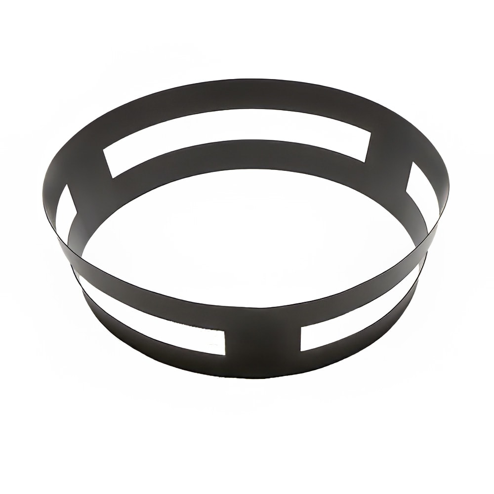 American Metalcraft GSC17 17" Round Crate Griddle Stand - 4 1/2"H, Stainless Steel, Black