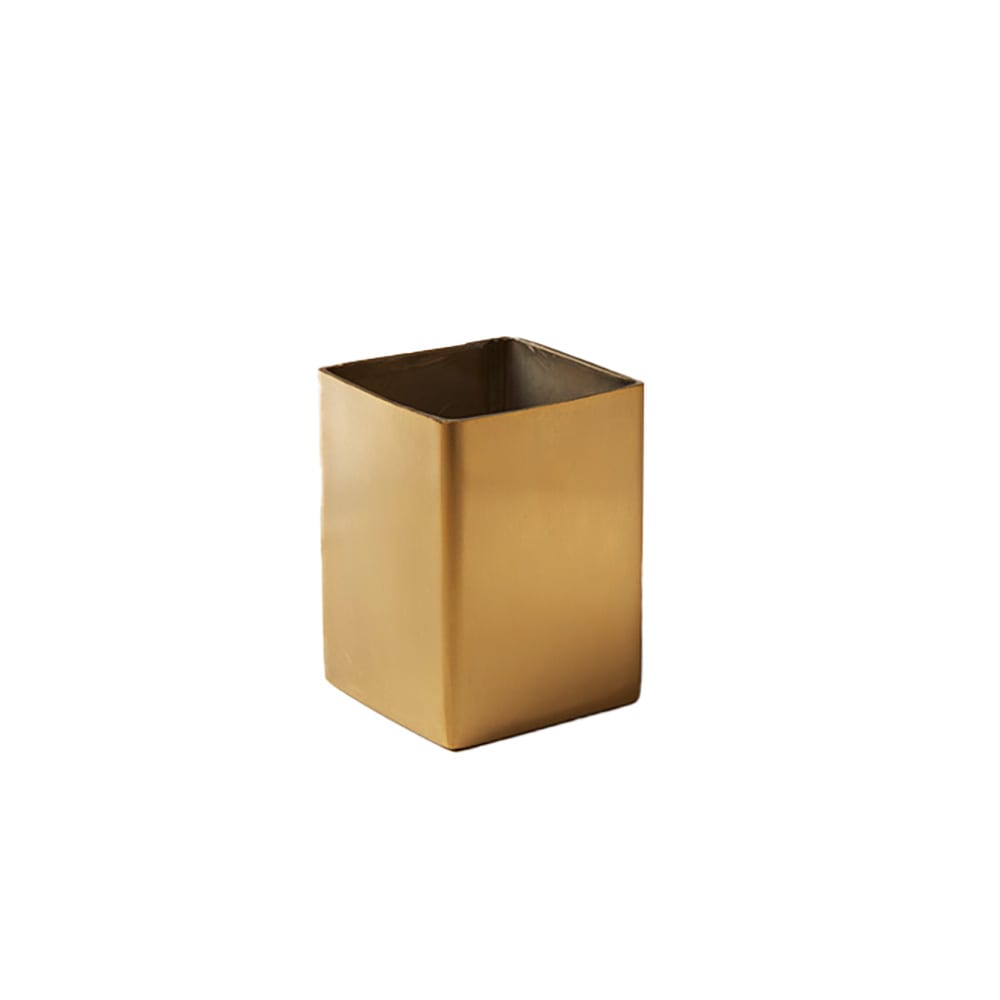 American Metalcraft GSPT5 Square Sugar Caddy - Stainless Steel, Gold