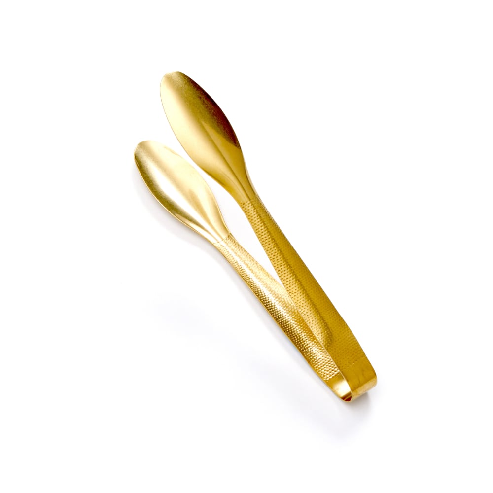 American Metalcraft GVHT1 9"L Stainless Serving Tongs, Gold