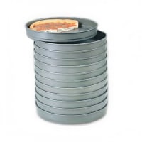 American Metalcraft HA5008 8" Self Stacking Pizza Pan, 2" Deep, Aluminum thumbnail 2