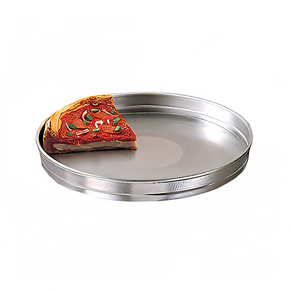 American Metalcraft HA5114 14" Self Stacking Pizza Pan, 1 1/2" Deep, Aluminum