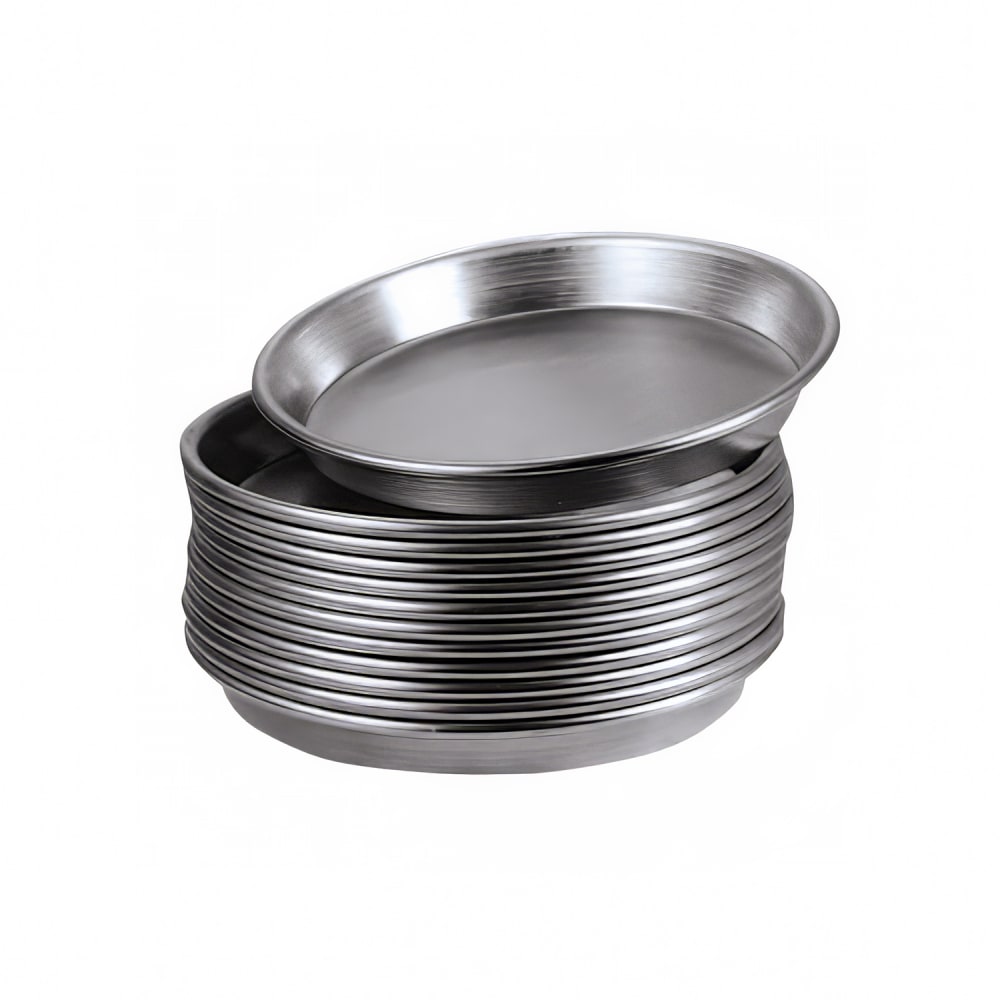 American Metalcraft HADEP10 10" Tapered Pizza Pan, 1" Deep, Aluminum