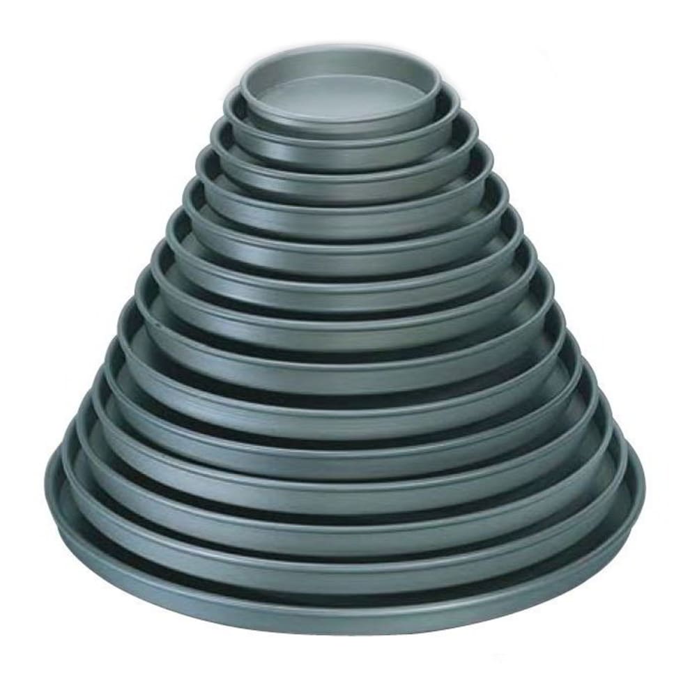 American Metalcraft HC5016 16" Self Stacking Pizza Pan, 2" Deep, Hardcoat, Aluminum