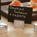 American Metalcraft HCHR1 1" Rectangular Card Holder, Hammered Aluminum thumbnail 2