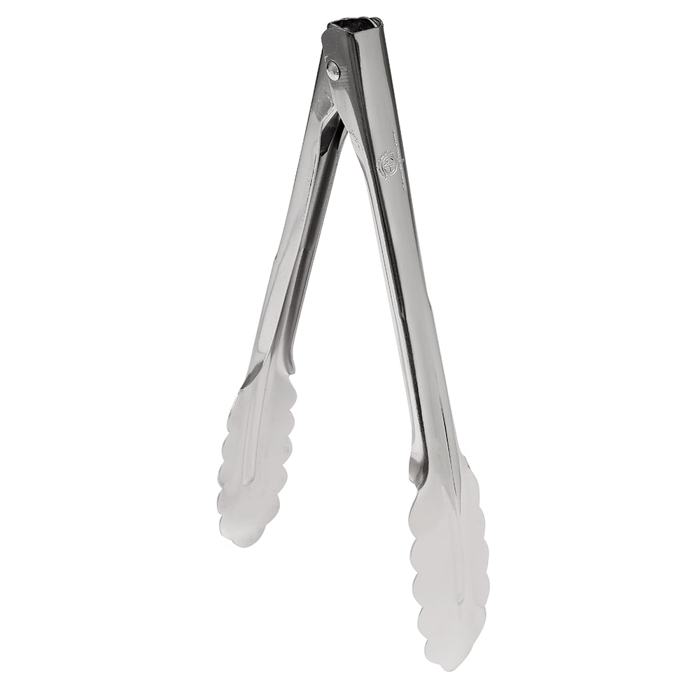 American Metalcraft HDUT975 10"L Stainless Utility Tongs