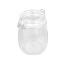 American Metalcraft HMJ5 26 oz Apothecary Jar with Hinged Lid - Glass thumbnail 4