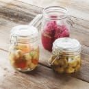 American Metalcraft HMJ5 26 oz Apothecary Jar with Hinged Lid - Glass thumbnail 6