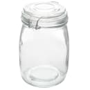 American Metalcraft HMJ6 35 oz Apothecary Jar w/ Hinged Lid - Glass thumbnail 4