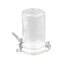 American Metalcraft HMMJ2 2 1/2 oz Mini Apothecary Jar with Hinged Lid - Glass thumbnail 4