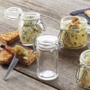 American Metalcraft HMMJ2 2 1/2 oz Mini Apothecary Jar with Hinged Lid - Glass thumbnail 6