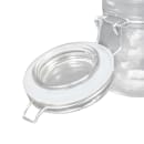 American Metalcraft HMMJ5 5 oz Mini Apothecary Jar with Hinged Lid - Glass thumbnail 4