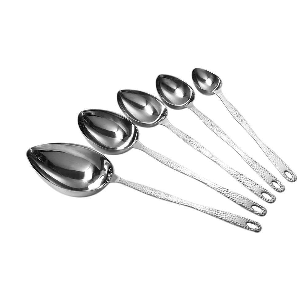 American Metalcraft HMMS18 11 1/2" Buffet Portioned Server - Hammered-Finish Stainless