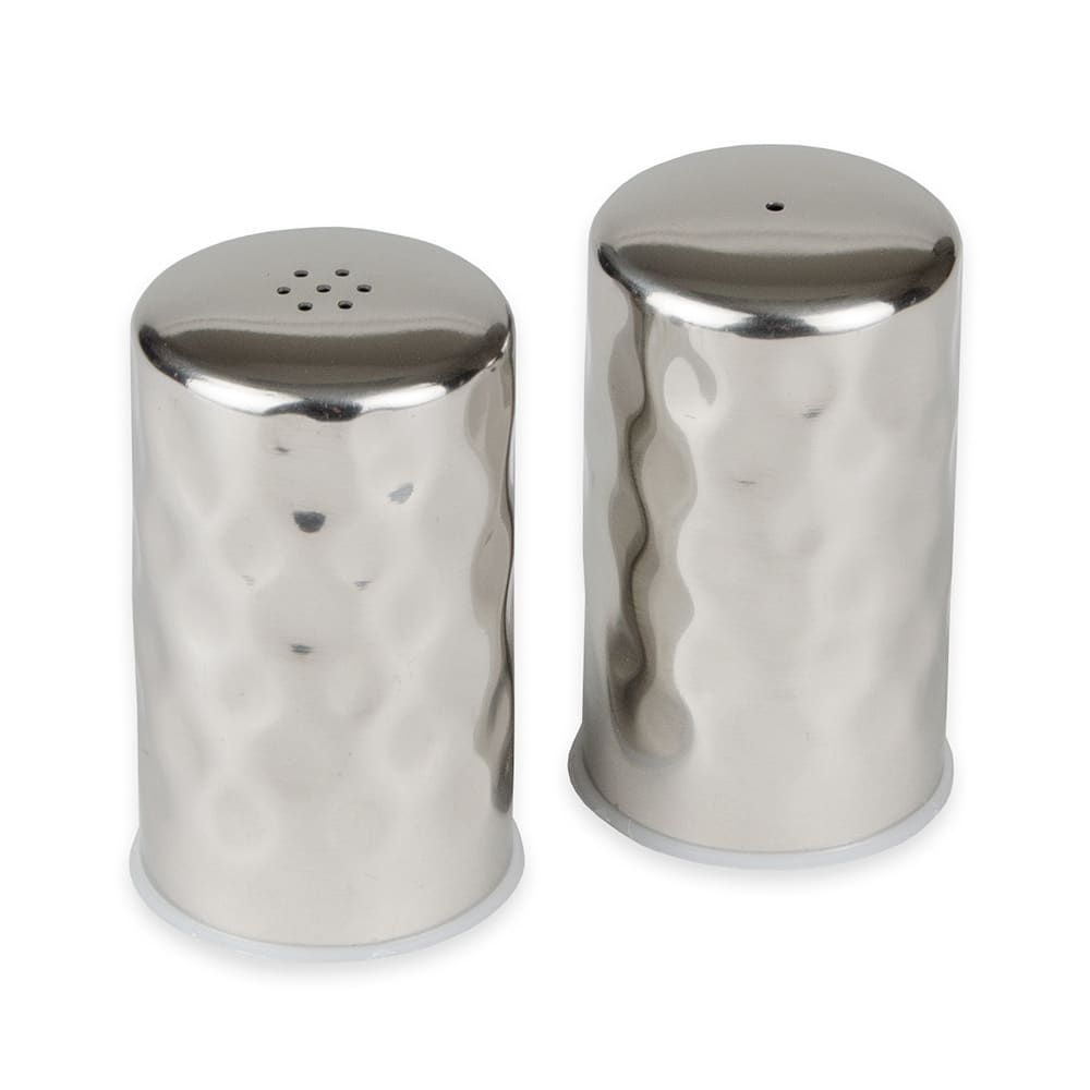 American Metalcraft HMSP2 2 1/2 oz Salt & Pepper Shaker Set - Stainless Steel, 2 1/2"H