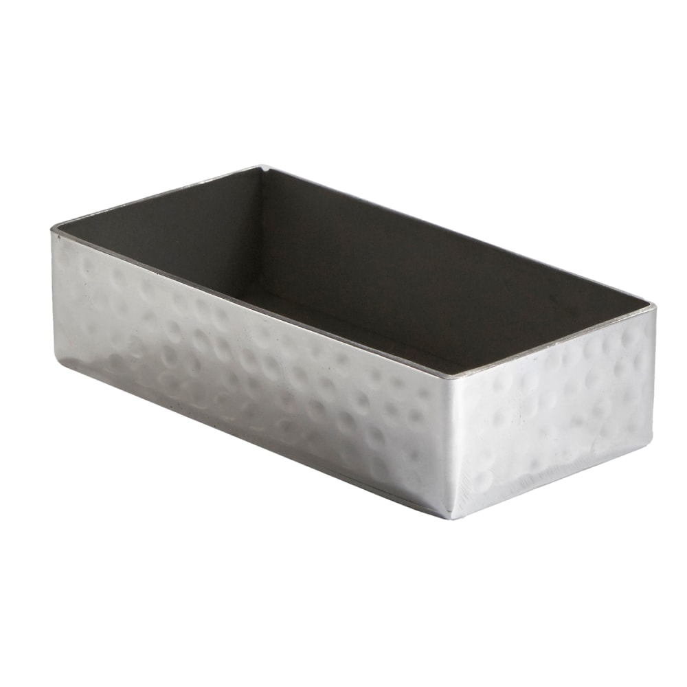 American Metalcraft HMSPT3 Rectangular Sugar Caddy - Stainless Steel, Silver