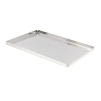 American Metalcraft HMST10 Rectangular Sushi Tray, 10x4 1/2", Hammered, Stainless thumbnail 8