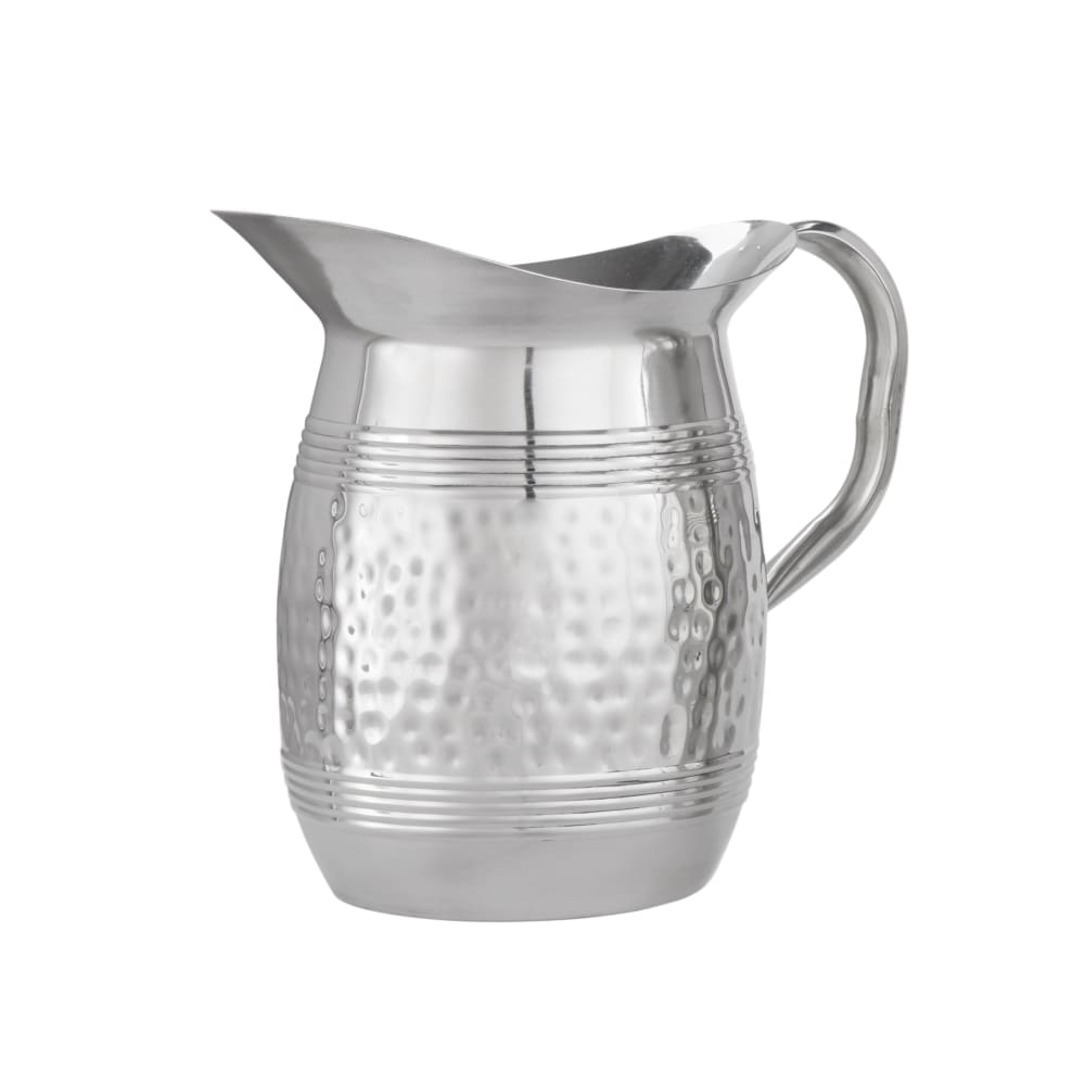 American Metalcraft HMWP97 100 oz Stainless Steel Pitcher w/ Hammered Finish