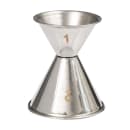 American Metalcraft J205 Double Jigger - 1 & 2 oz, Satin Stainless thumbnail 2