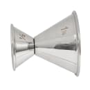 American Metalcraft J212 Double Jigger - 1/2 & 1 1/2 oz, Satin Stainless thumbnail 3