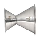 American Metalcraft J214 Double Jigger - 1/2 & 1 1/4 oz, Satin Stainless thumbnail 3