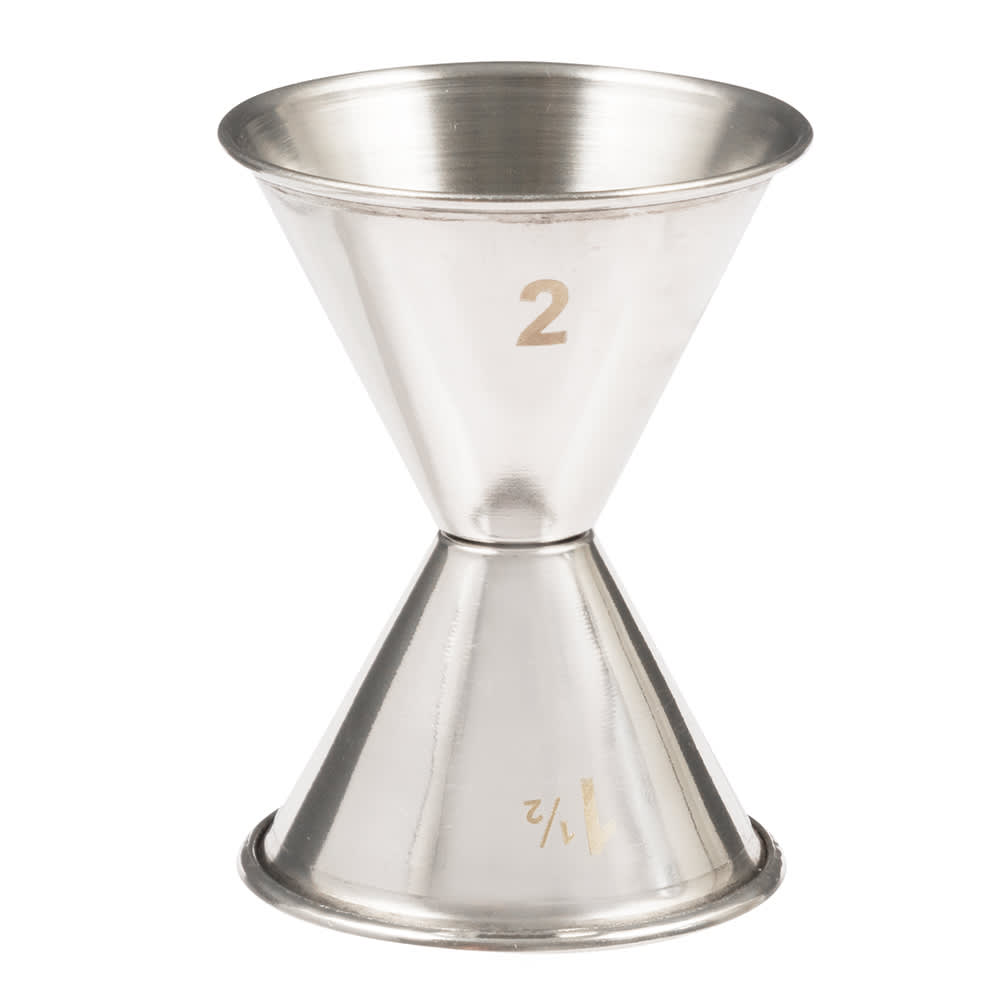 American Metalcraft J266 Double Jigger - 1 1/2 & 2 oz, Satin Stainless