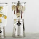 American Metalcraft JBASE7 Base for JUICE3 & JUICE4 Juice Dispensers - 9"D x 12"H, Hammered, Stainless Steel thumbnail 2