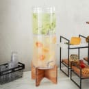 American Metalcraft JBASEA8 Base for JUICE6 Juice Dispensers - Acacia Wood thumbnail 3