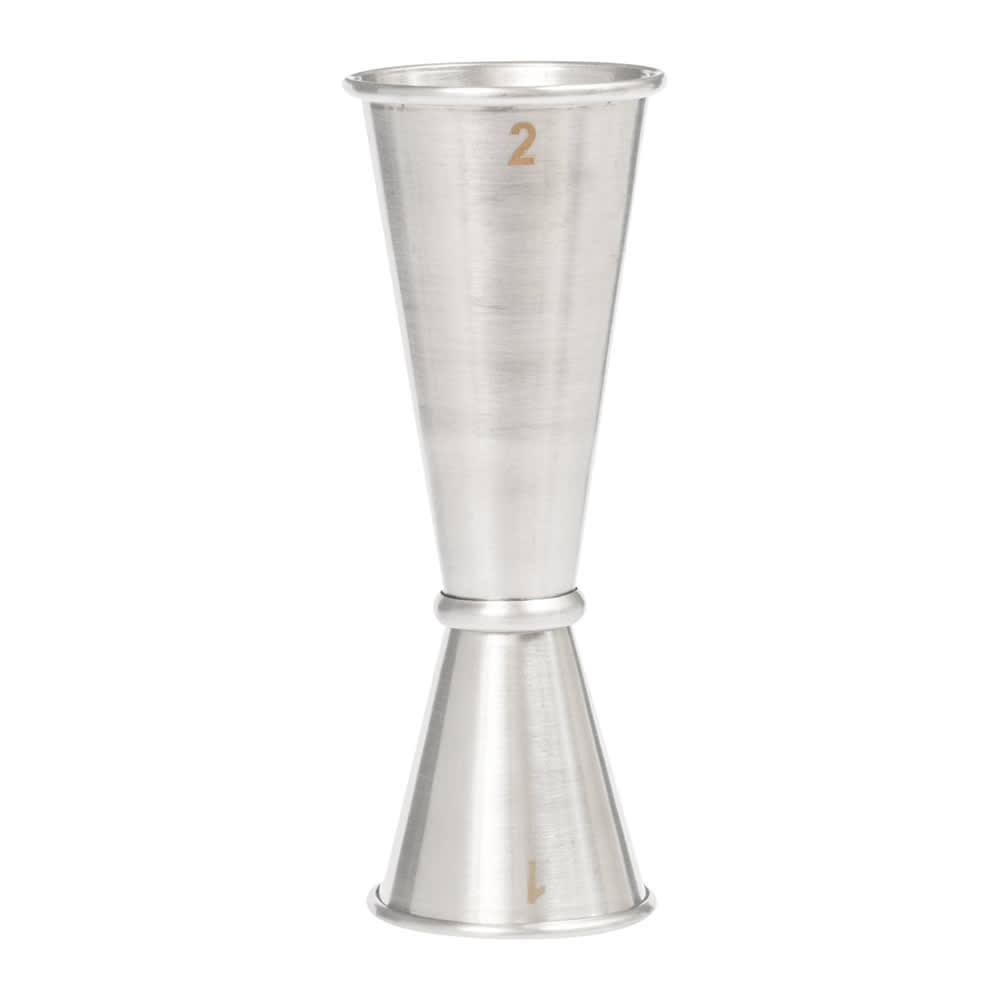 American Metalcraft JG5 Double Jigger - 1 & 2 oz, Satin Stainless