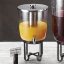 American Metalcraft JUICE3 12 qt Beverage Dispenser w/ Ice Tube - Plastic, Clear thumbnail 3