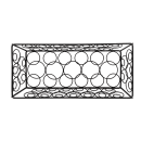 American Metalcraft LDLB2613 13" Rectangular Basket, Black thumbnail 3