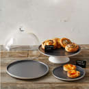 American Metalcraft LFTPB13 13" Round Melamine Plate, White w/ Black Speckles thumbnail 2