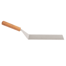 American Metalcraft LT14ST 14" Turner w/ Straight Blade, 3x8", Wood/Stainless thumbnail 3