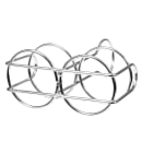 American Metalcraft MCADDY 2 Compartment Oval Condiment Caddy - Stainless Steel thumbnail 4