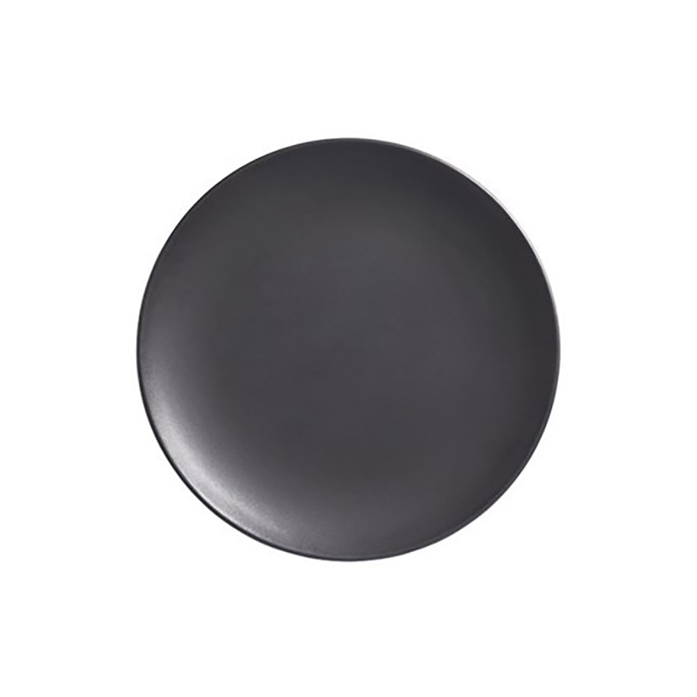 American Metalcraft MCP9BK 9" Round Melamine Coupe Plate, Black/Matte Finish