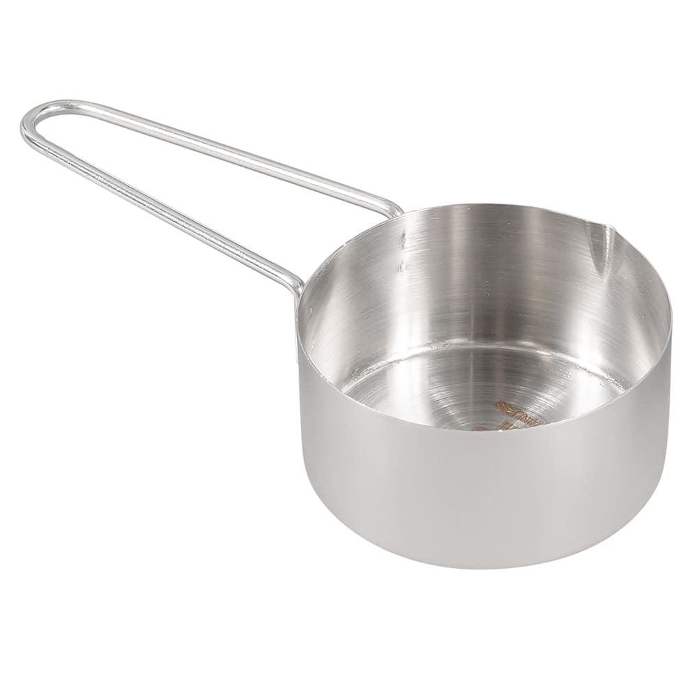 American Metalcraft MCW12 Measuring Cup w/ 1/2 Cup Capacity & Wire Loop Handle, Stainless