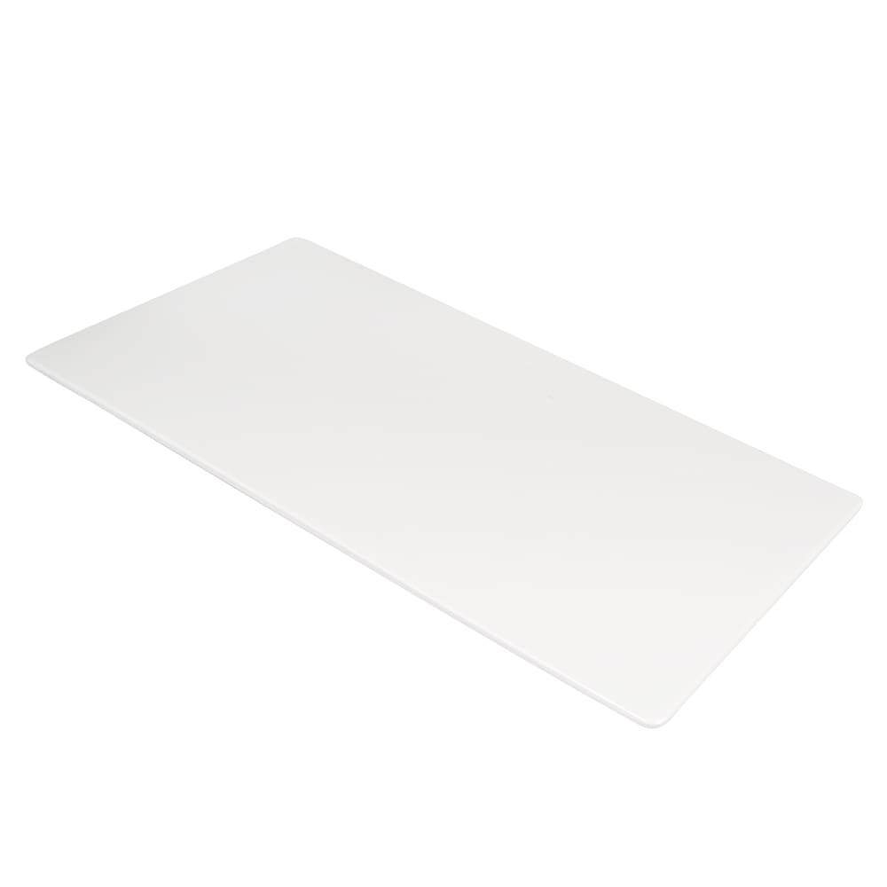 American Metalcraft MEL189 18 1/4" x 9" Rectangular Platter - Melamine, White